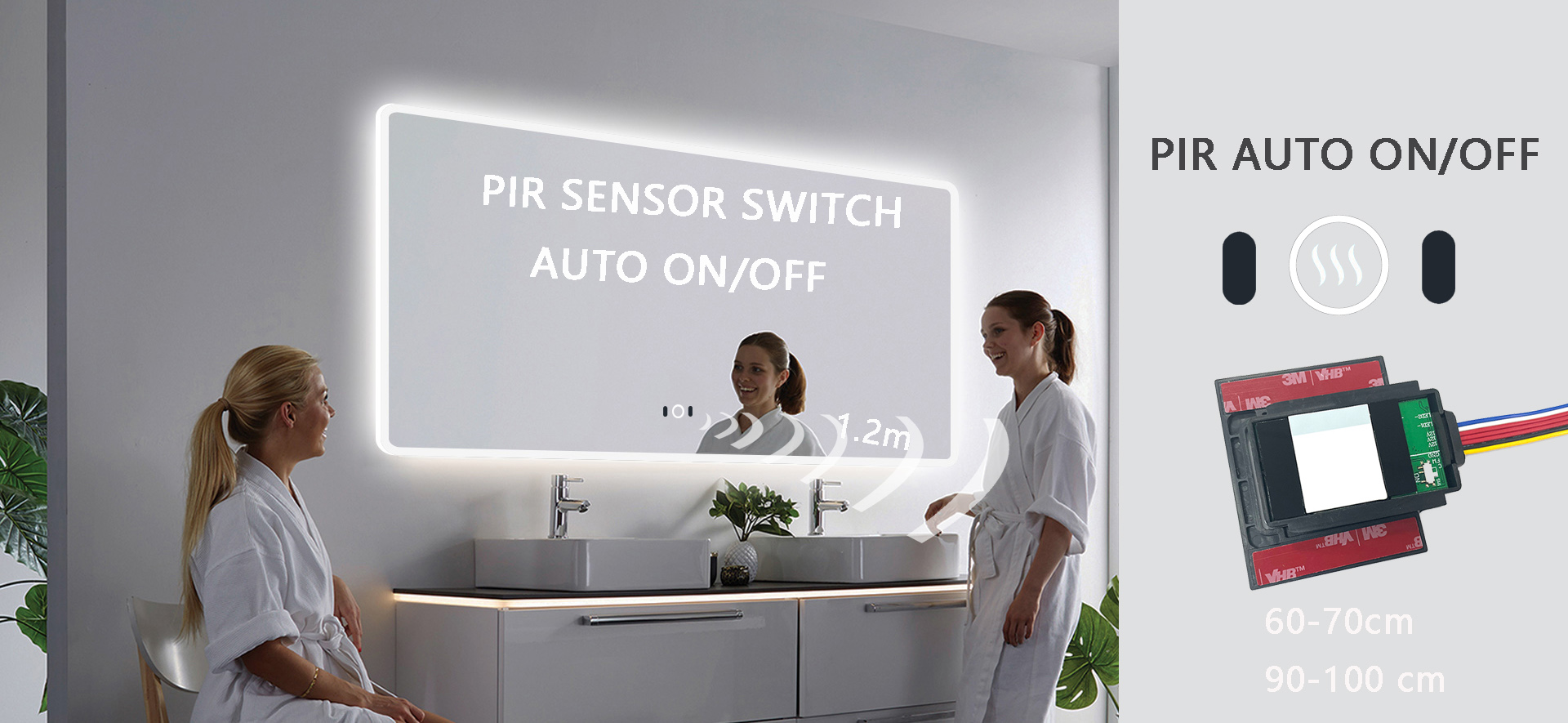 PIR/Move body sensor switch